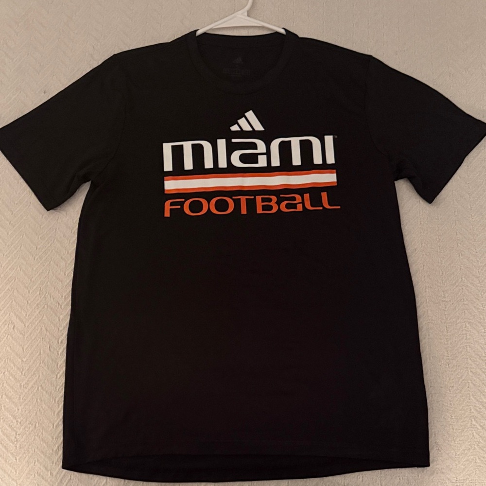 Adidas Black Miami Hurricane Tee